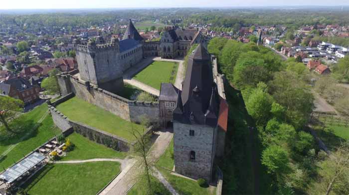 Groene omgeving van Bad Bentheim