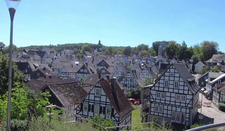 Vakwerkstadje Freudenberg in het Siegerland