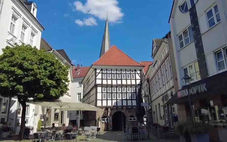 Hattingen, vakwerkstadje in het Ruhrgebied