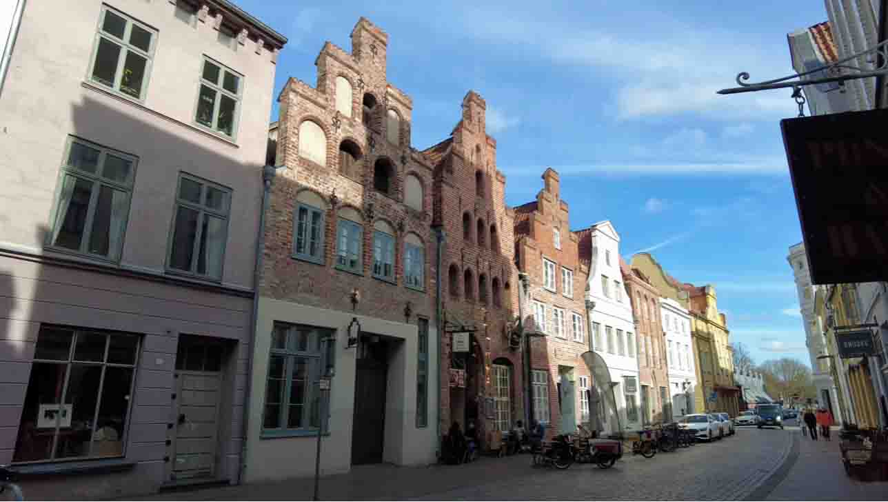 Fraaie oude gevels in Lübeck